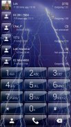 Dialer theme Thunder Glass screenshot 0