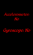 accelerometer, gyroscope and internet speed test screenshot 0