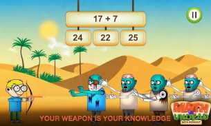 Math vs Undead: 数学游戏 screenshot 3