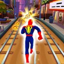 Amazing Super Heroes Running : Subway Home Runner