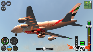 Flight Simulator 2018 FlyWings android iOS apk download for free