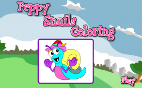 Coloring Game-Peppy Snails screenshot 3