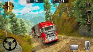 Off-Road USA Trucker Muddy Driving: Heavy Cargo screenshot 4