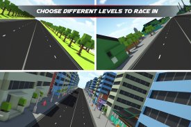 Blocky Pixel Traffic Racer screenshot 14
