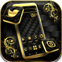 Gold Black Launcher Theme Icon