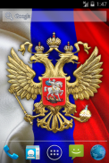 3D Russian Emblem and Flag LWP screenshot 1