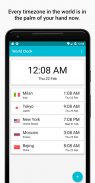 World Clock - Timezones and Travel Infos screenshot 0