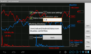 BlueDSO Oscilloscope screenshot 5