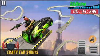 मुफ्त कारों रेसिंग खेल: स्टंट कारों: car stunts GT screenshot 7