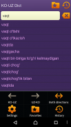 Korean Uzbek dictionary screenshot 8