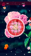 Rose Clock 4K Live Wallpaper screenshot 3