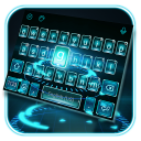 Neon Technology Keyboard Theme