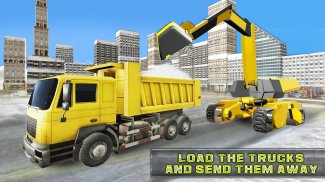 permainan bajak salju truk mesin excavator salju screenshot 5
