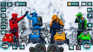 Snow Bike Racing Snocross Game screenshot 0
