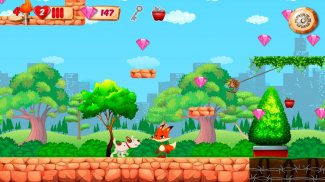 Runner Platformer City Foxy screenshot 3