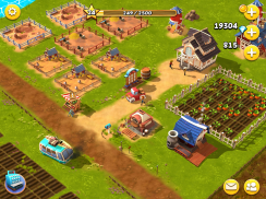 Happy Town Farm - Juego de Granjas screenshot 1