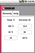 Assalub Oil Viscosity App screenshot 1