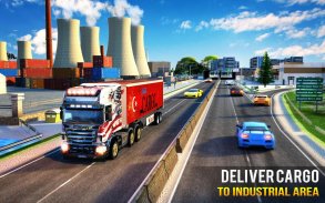 Euro Truck Driving Simulator Transport Truck Games screenshot 1