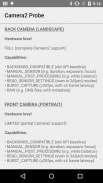 Camera2 Probe for Android 5.0+ screenshot 1