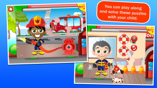 Fireman Kids Puzzles screenshot 2