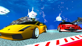 Underwater impossible racing stunts shark attack screenshot 2