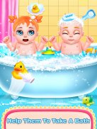 Twin Baby Care Game screenshot 1