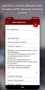 Resume Star - PDF CV Maker App screenshot 2