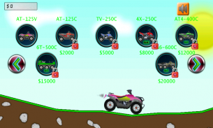 Stickman ATV hill racing screenshot 5
