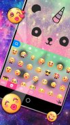 Cuteness Panda Keyboard Theme -  Cute Emojis,Gifs screenshot 3