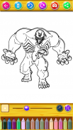 Venom coloring the heroes screenshot 1