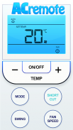 Remote For Air Conditioners screenshot 1