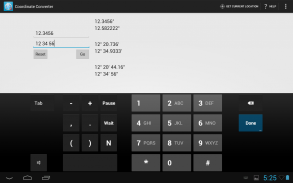 Coordinate Converter screenshot 1
