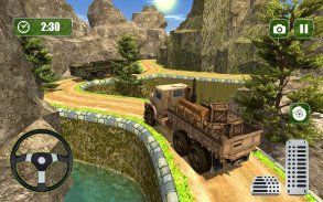 US Offroad Army Truck Mengemudi Kendaraan Darat 3D screenshot 5