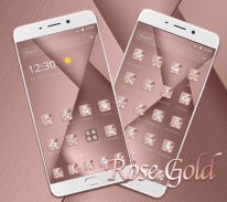 Pink Rose Gold Theme screenshot 1