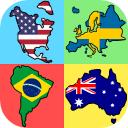 Flaggen von allen Kontinenten der Welt - Quiz
