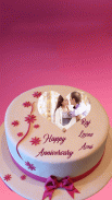 Name Photo On Anniversary Cake screenshot 2