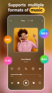 တေးဂီတဖွင့်စက် - MP3 player & audio player screenshot 2