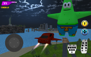 Monster Star VS Robot Fly Car screenshot 1