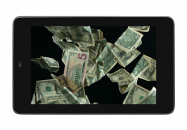 Falling Money 3D Wallpaper screenshot 2