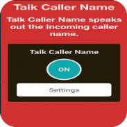 Caller Name Talker &SMS Reader screenshot 1