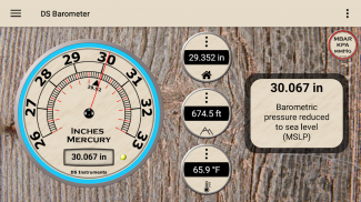 बैरोमीटर - अल्टीमीटर और मौसम की जानकारी screenshot 12