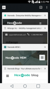 Hexnode Kiosk Browser screenshot 2