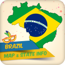 Map of Brazil Icon