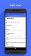 Logarithm calculator and Formula screenshot 1