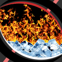 วอลล์เปเปอร์ - ไฟและน้ำแข็ง Icon