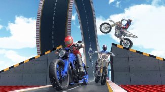Impossible Bike Stunt - Mega Ramp Bike Racing Game screenshot 3