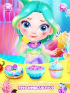 公主游戏: 小美人鱼换装化妆打扮小游戏 screenshot 5