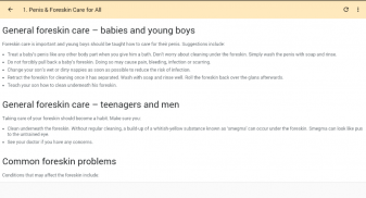 Penis & Foreskin Care - Tips To Keep It Healthy screenshot 3