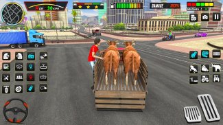 Truck Transporte Animal Farm screenshot 3