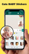 Funny Baby Stickers for whatsapp - WAStickerapps screenshot 1